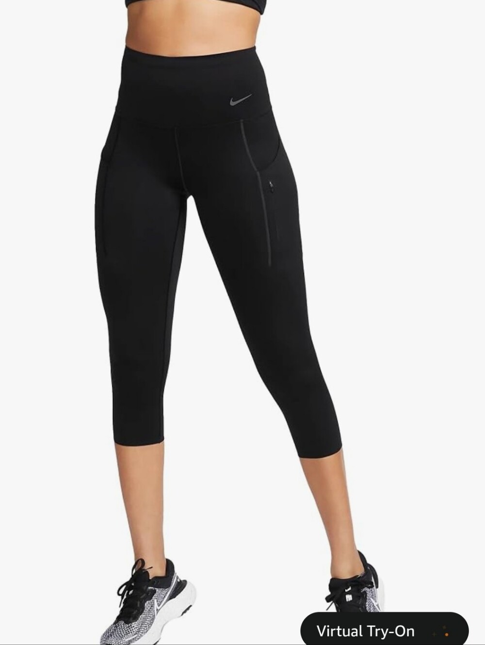 Nike Dri-Fit Go Running Cropped Leggings X-small